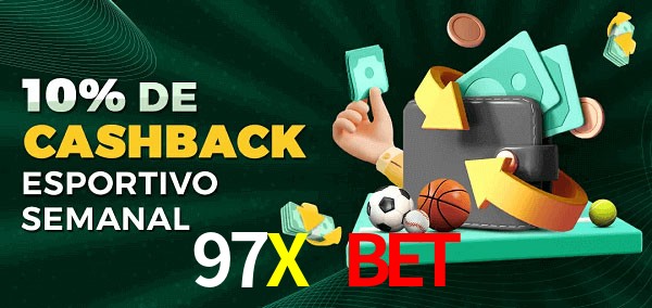 10% de bônus de cashback na 97X Bet